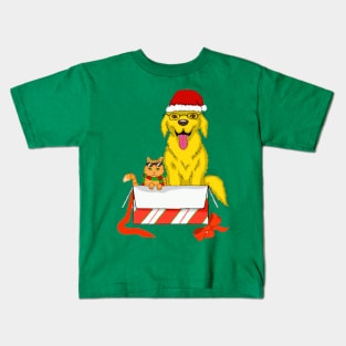 Christmas pets Kids T-Shirt